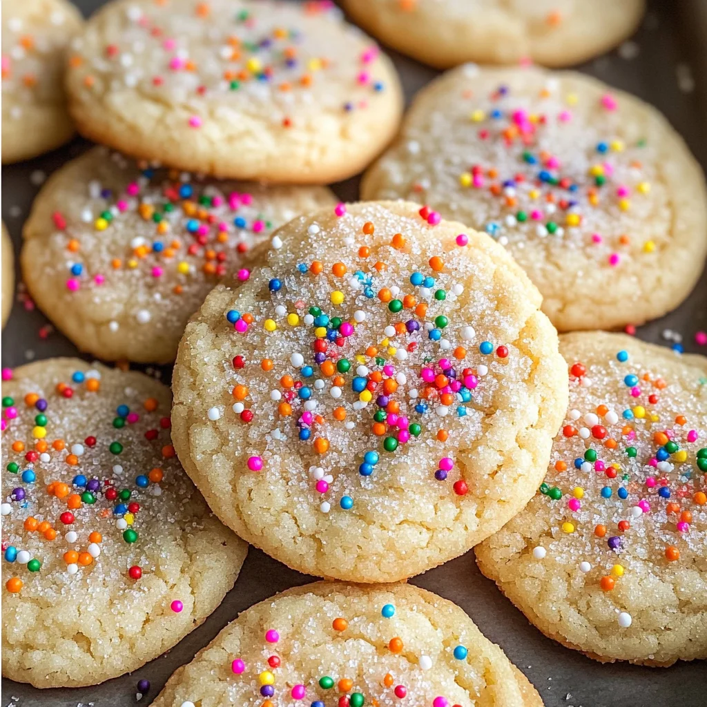 {3 Ingredient} Easy Sugar Cookies