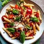 Bruschetta summer pasta salad