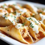 Buffalo Chicken Stuffed Shells