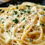 Cheesy Garlic Parmesan Spaghetti