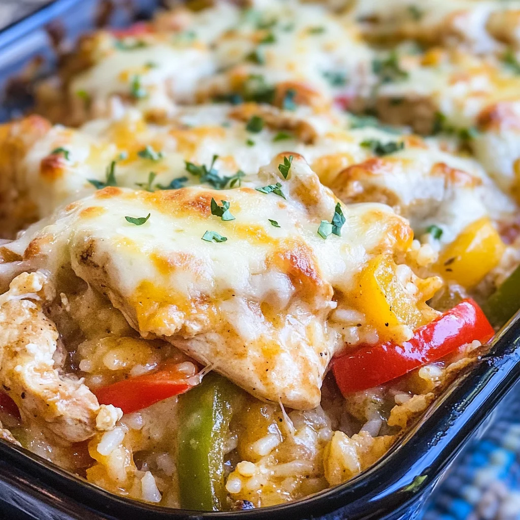 Chicken Fajita Casserole
