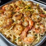 Copycat Cheesecake Factory Shrimp Scampi Linguine