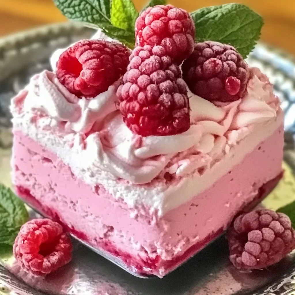 Cottage Cheese Raspberry Mousse