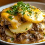 Crockpot Hamburger Potato Casserole