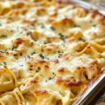 Easy Chicken Tortellini Pasta Bake