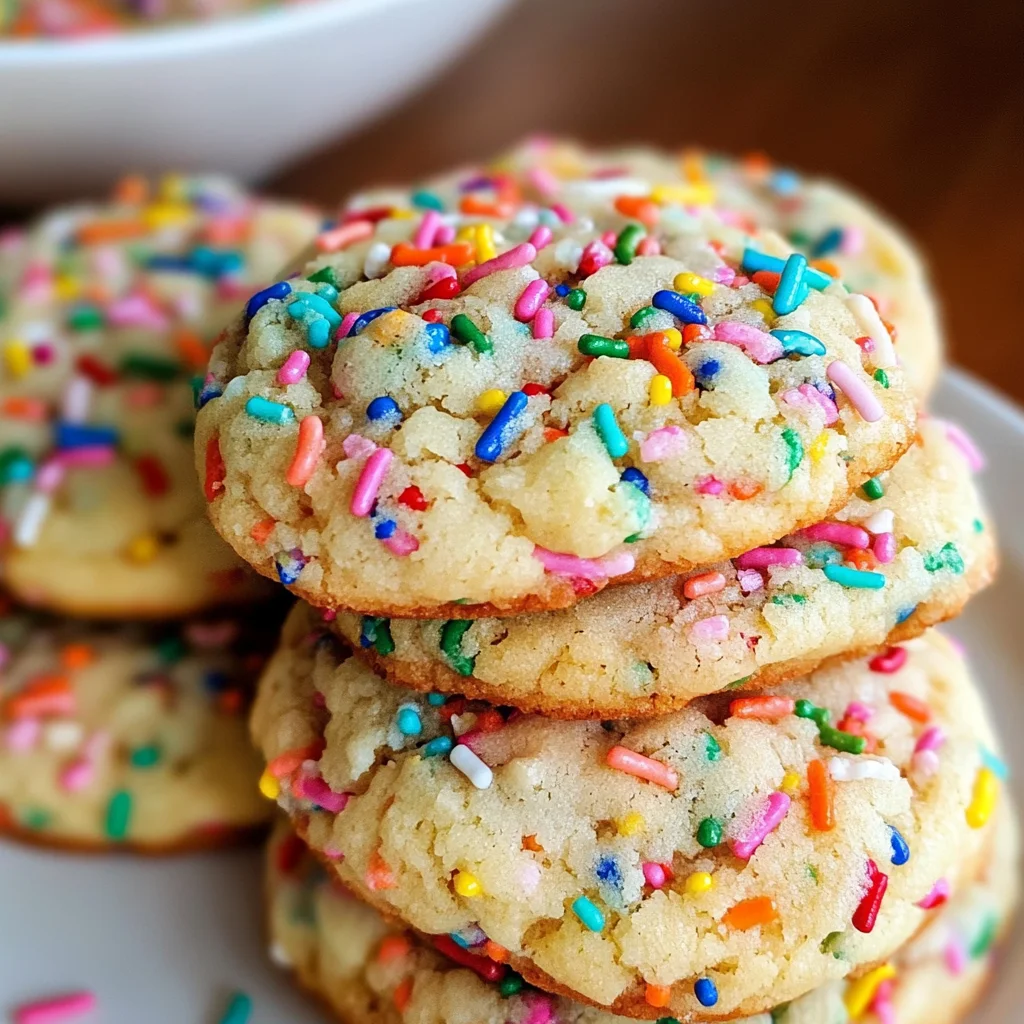 Funfetti Cake Mix Cookies