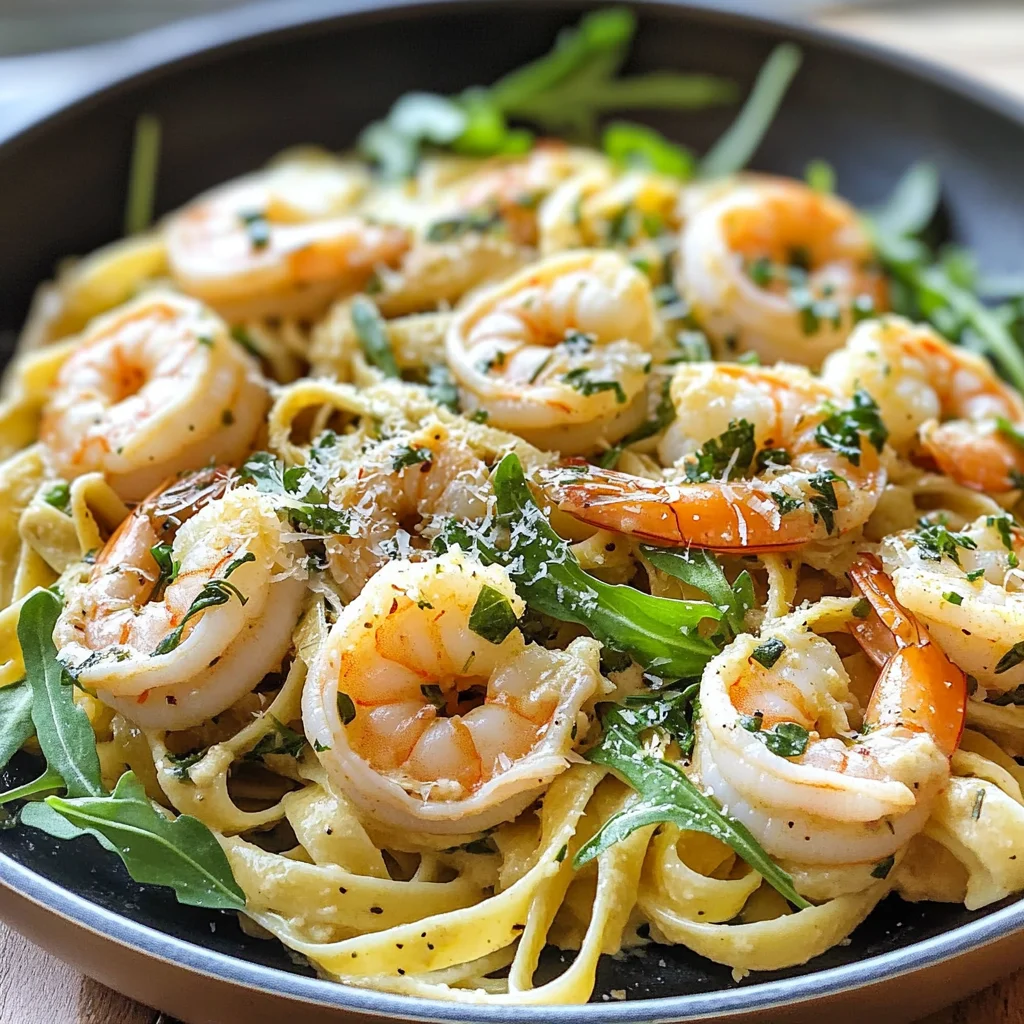 Garlic Butter Shrimp Pasta
