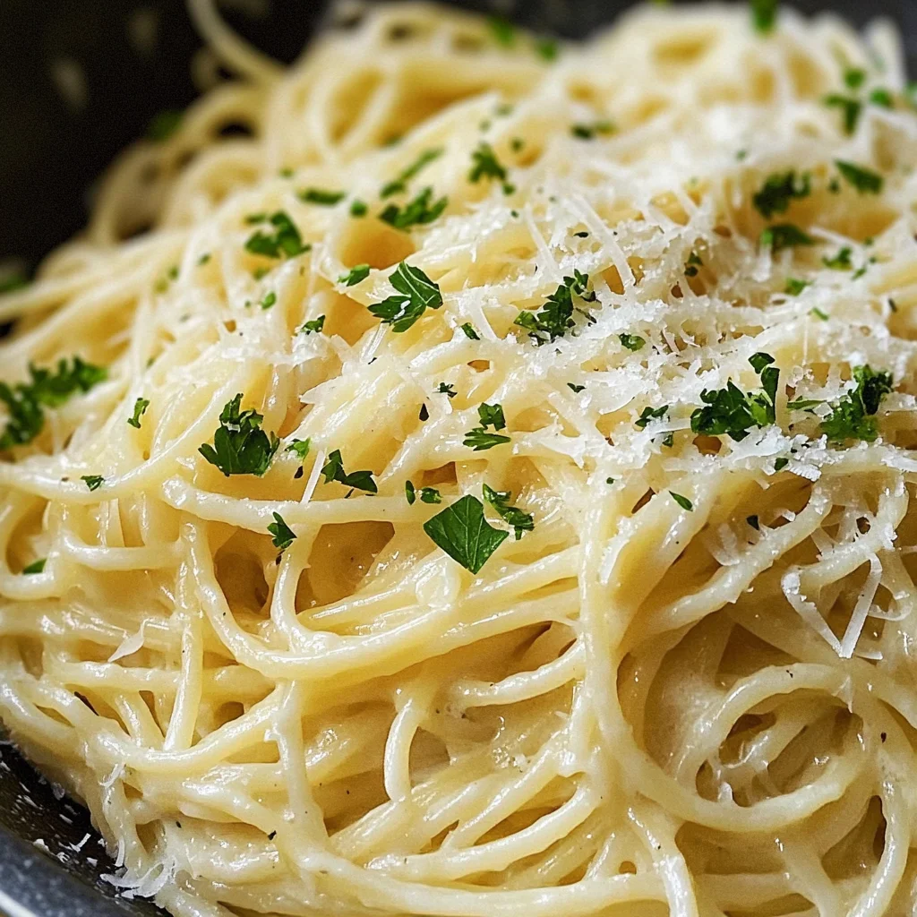 Garlic Parmesan Pasta (One Pot!)