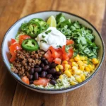 Ground Beef Taco Bowls