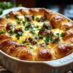 Irresistible Overnight Croissant Breakfast Casserole You’ll Crave Again