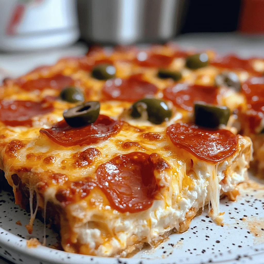 Pizza Cottage Cheese Bake
