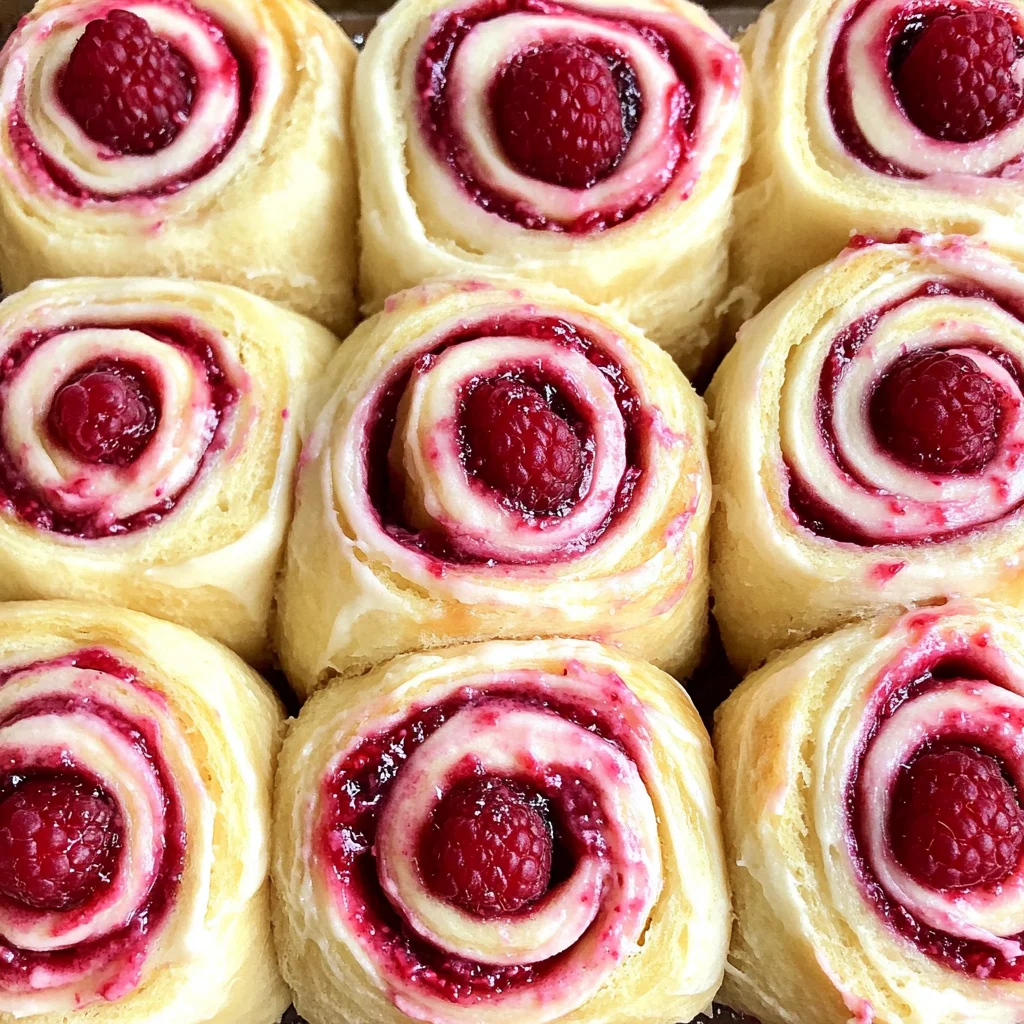 Sourdough Raspberry Lemon Rolls