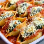 Spinach and Ricotta Stuffed Shells