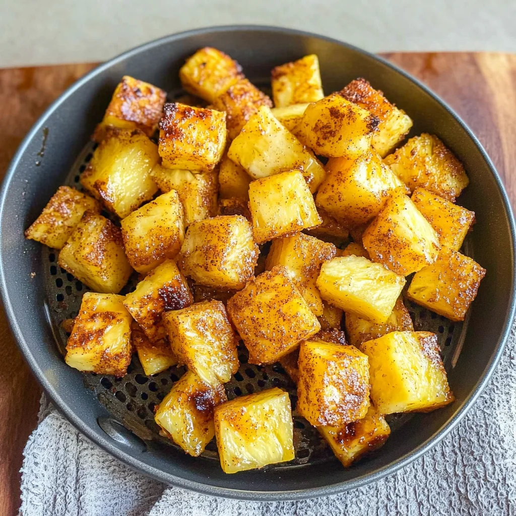 Air Fryer Pineapple (Like Brazilian Grilled Pineapple)