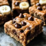 Banana Bars with Chocolate Chips