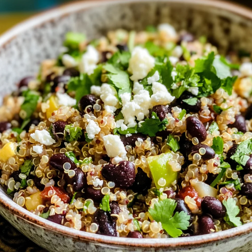 Black Bean Quinoa Salad Recipe
