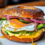 Breakfast Bagel (Healthy High Protein)