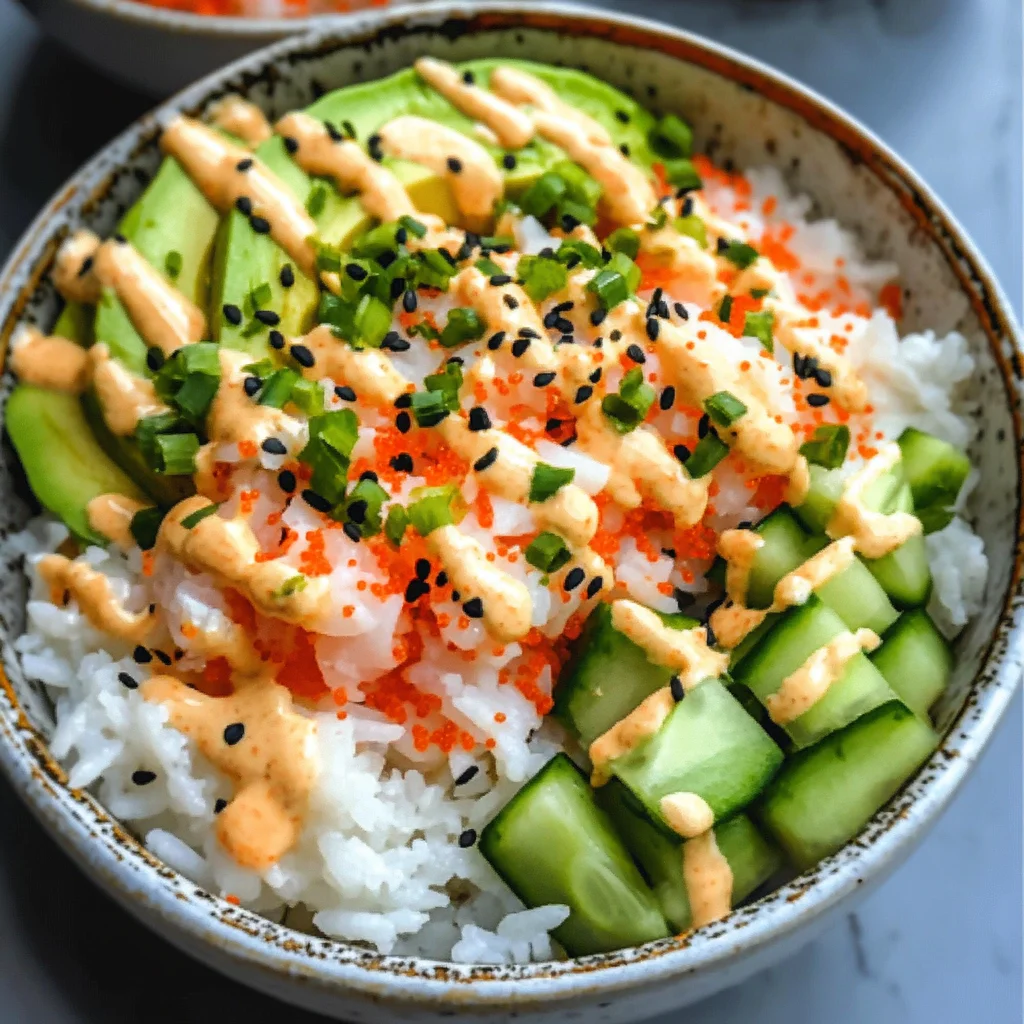 California Roll Sushi Bowls