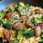 Chicken Sausage Broccoli Orzo