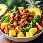 Chicken Teriyaki Pineapple Bowls Recipe
