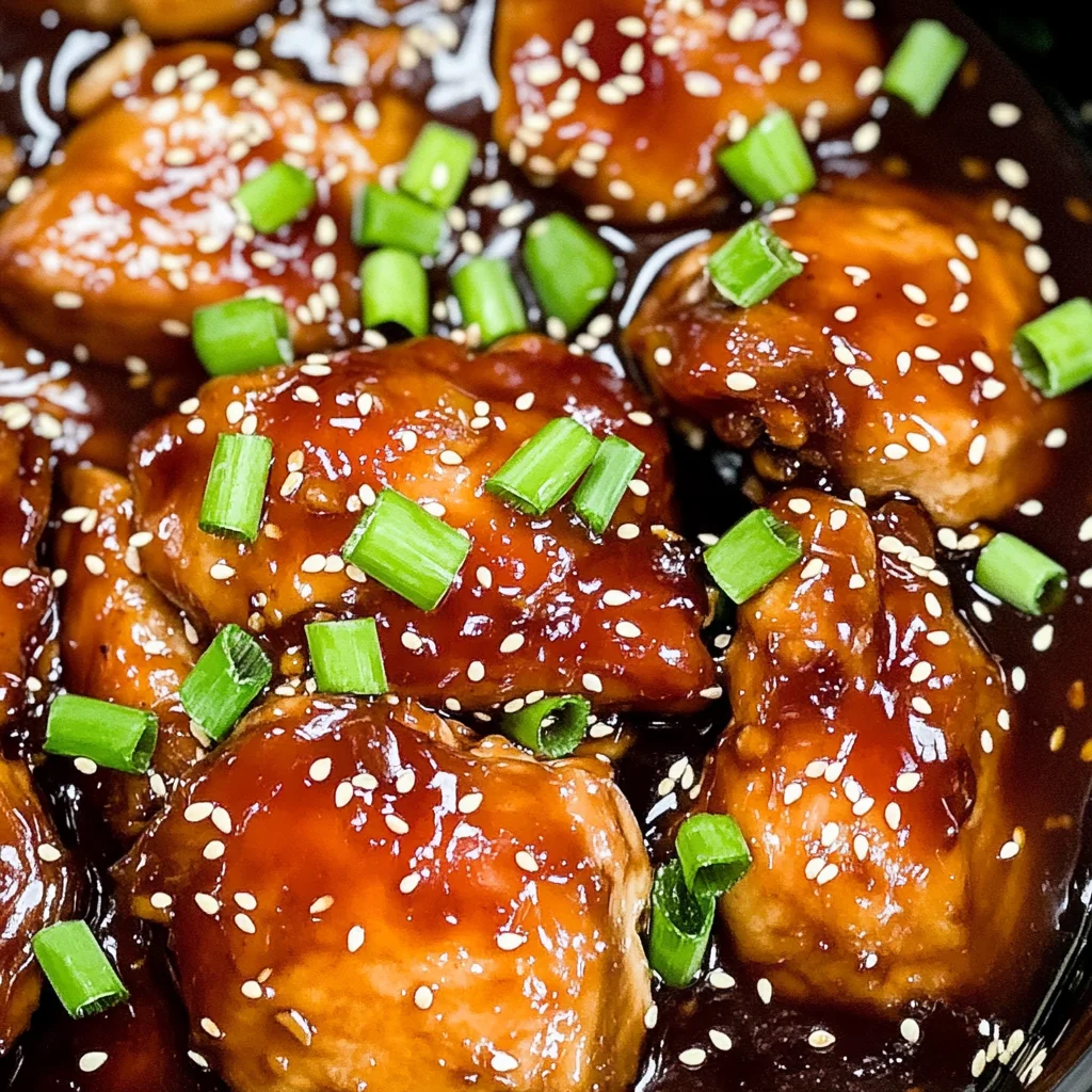 Crock Pot Honey Garlic Chicken Recipe