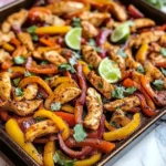 Easy Sheet Pan Chicken Fajitas (Ready in 30 Minutes!)