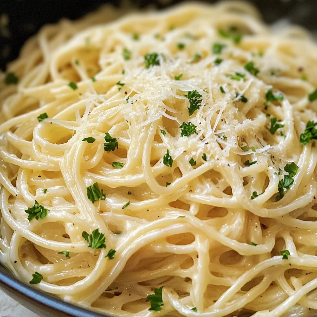 Garlic Parmesan Pasta (One Pot!)