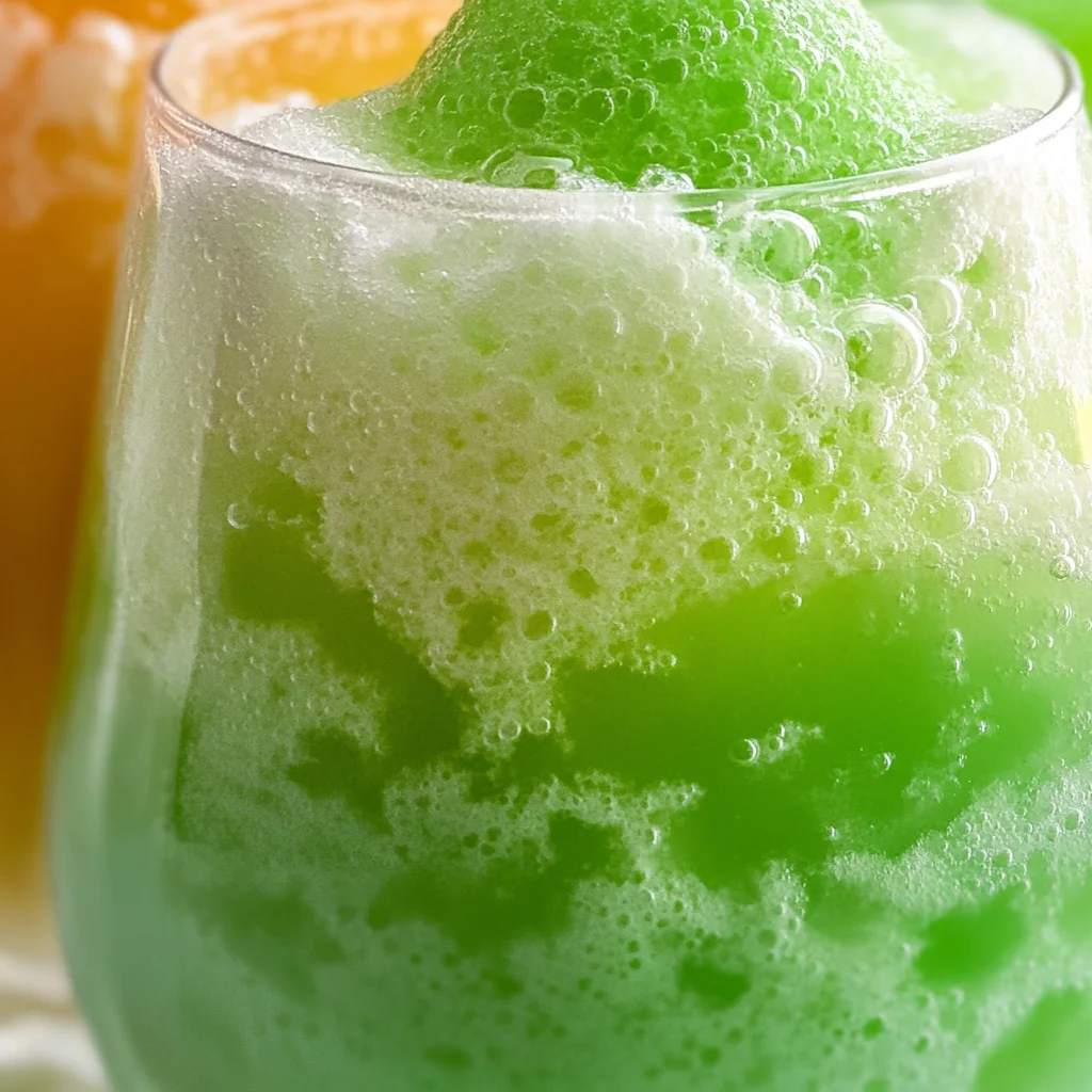 Green Sherbet Punch