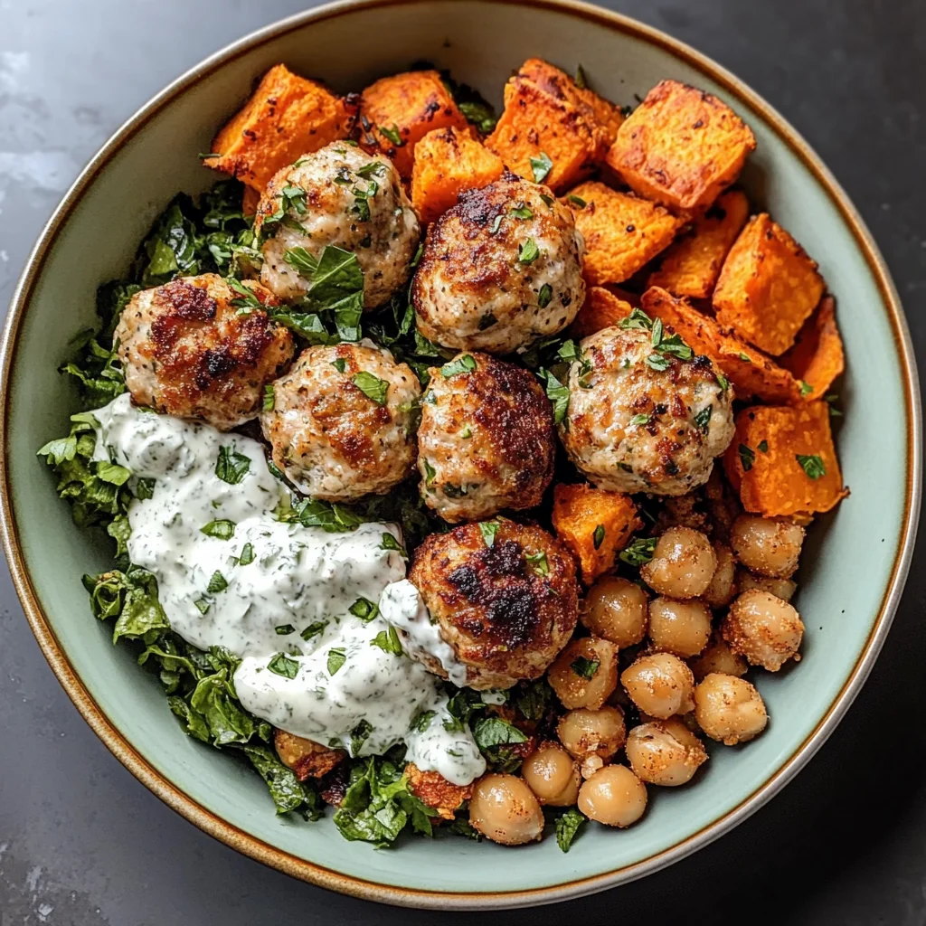 Herbed Chicken Meatball Bowl Recipe is a must-try!