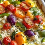 High-Protein Veggie Bake with Cottage Cheese