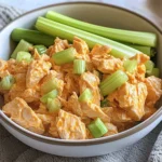 High Protein Buffalo Chicken Salad (Healthy, Easy)