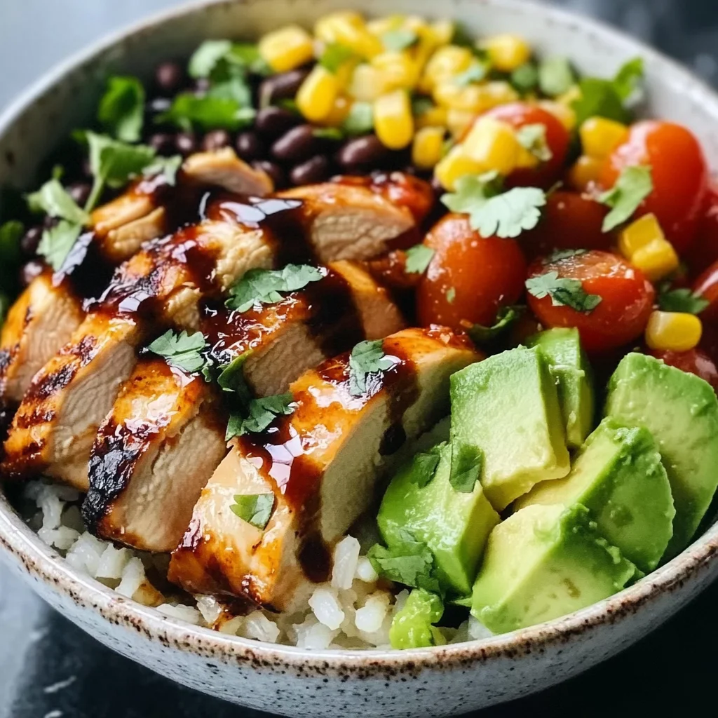 Honey Chipotle Chicken Rice Bowls