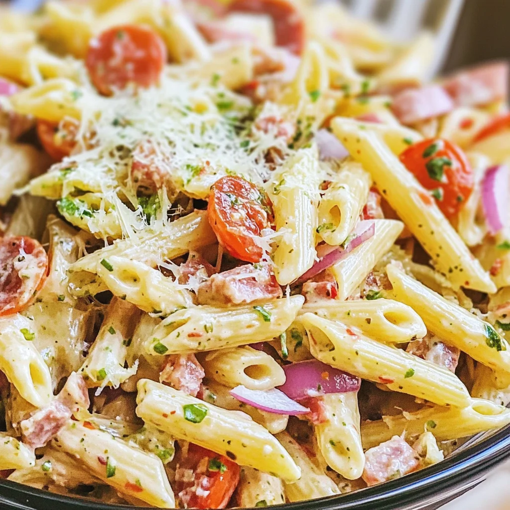Italian Grinder Pasta Salad