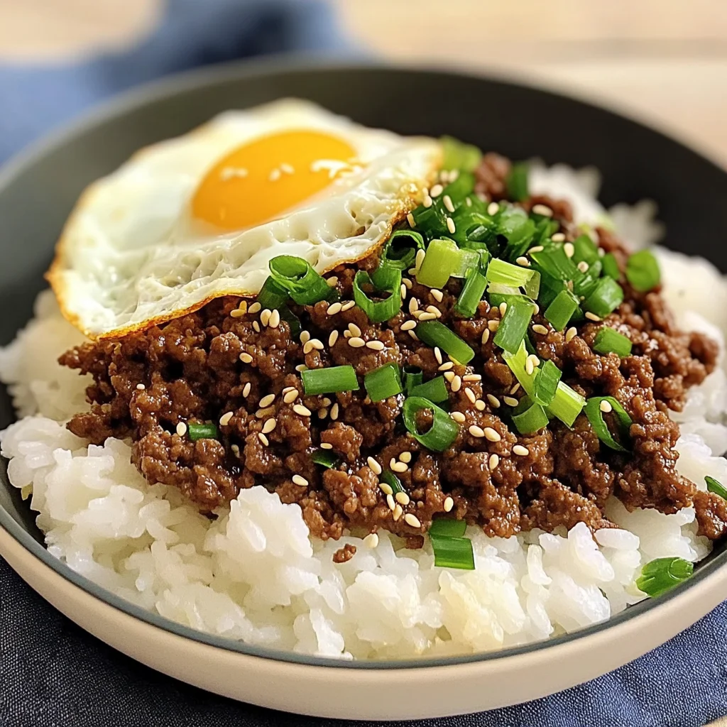 Korean Ground Beef Bowl (25-Minutes)