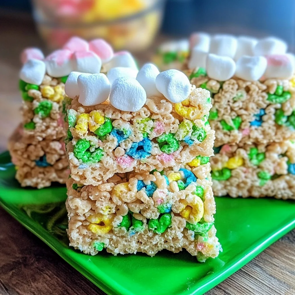 Lucky Charms Rice Krispie Treats