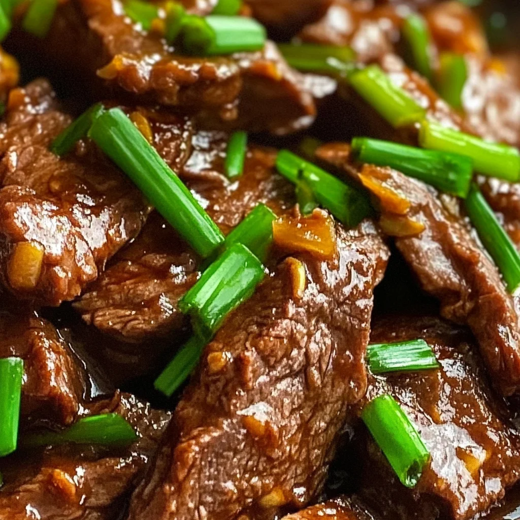 Slow Cooker Mongolian Beef