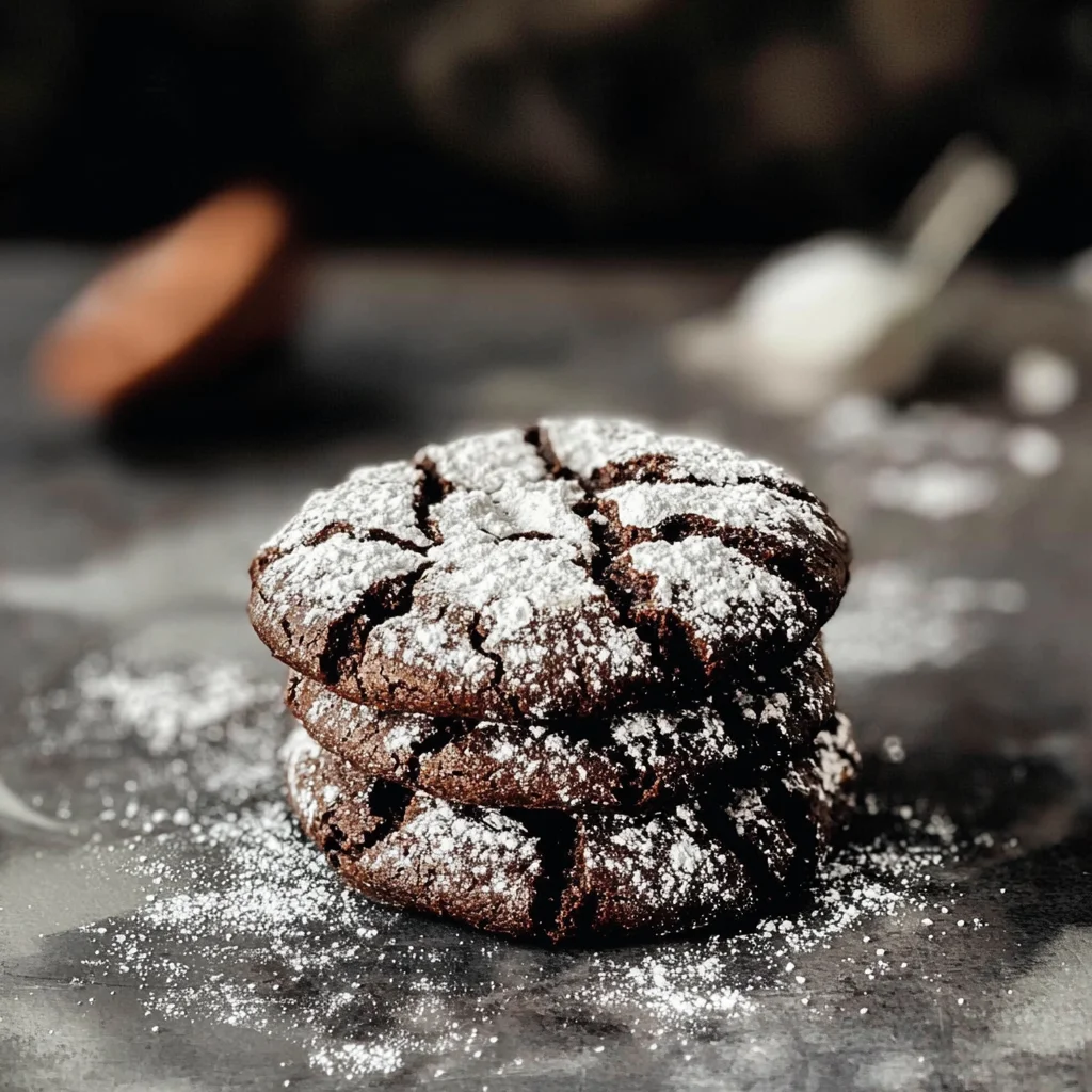 Sourdough Crinkle Cookies