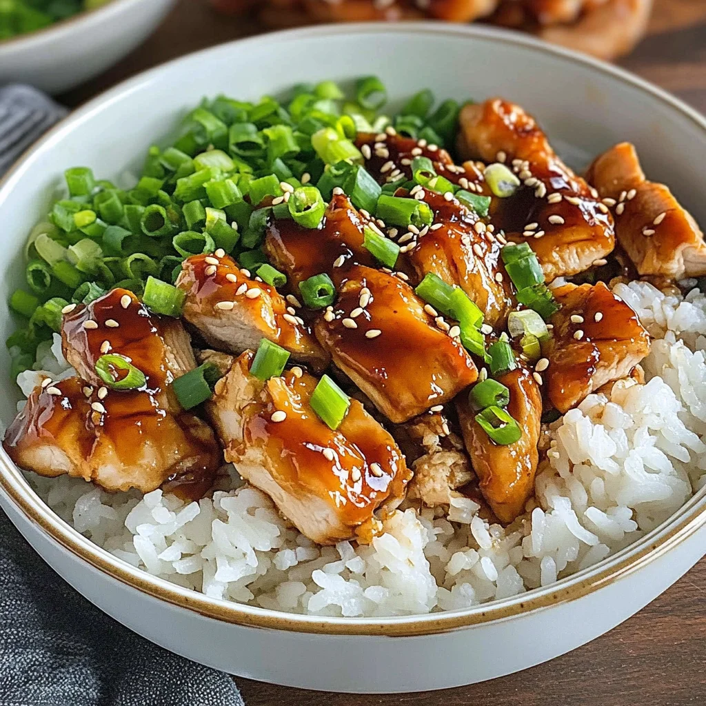 Teriyaki Chicken Rice Bowl