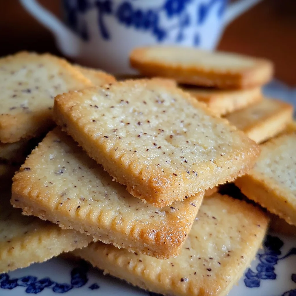Vanilla Bean Shortbread Cookies
