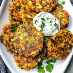 Vegetable Chickpea Fritters