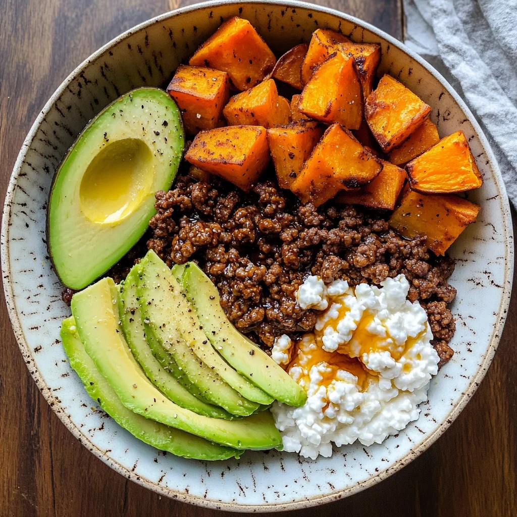 Viral Hot Honey Ground Beef Bowls