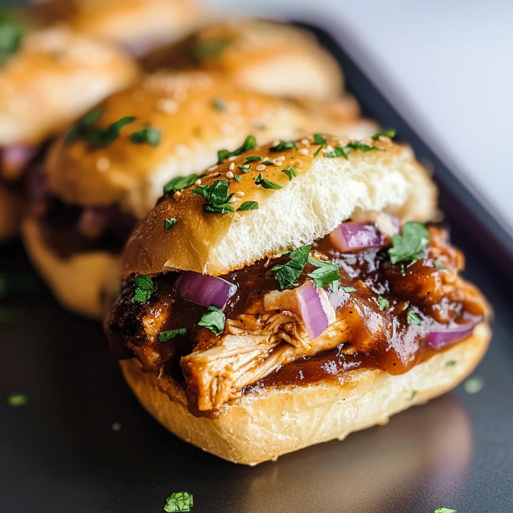 BBQ Chicken Sliders