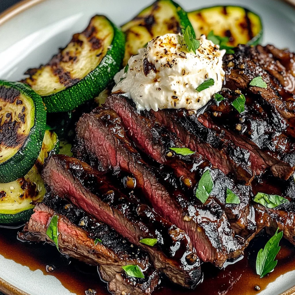 Balsamic Flank Steak