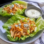 Buffalo Chicken Lettuce Wraps