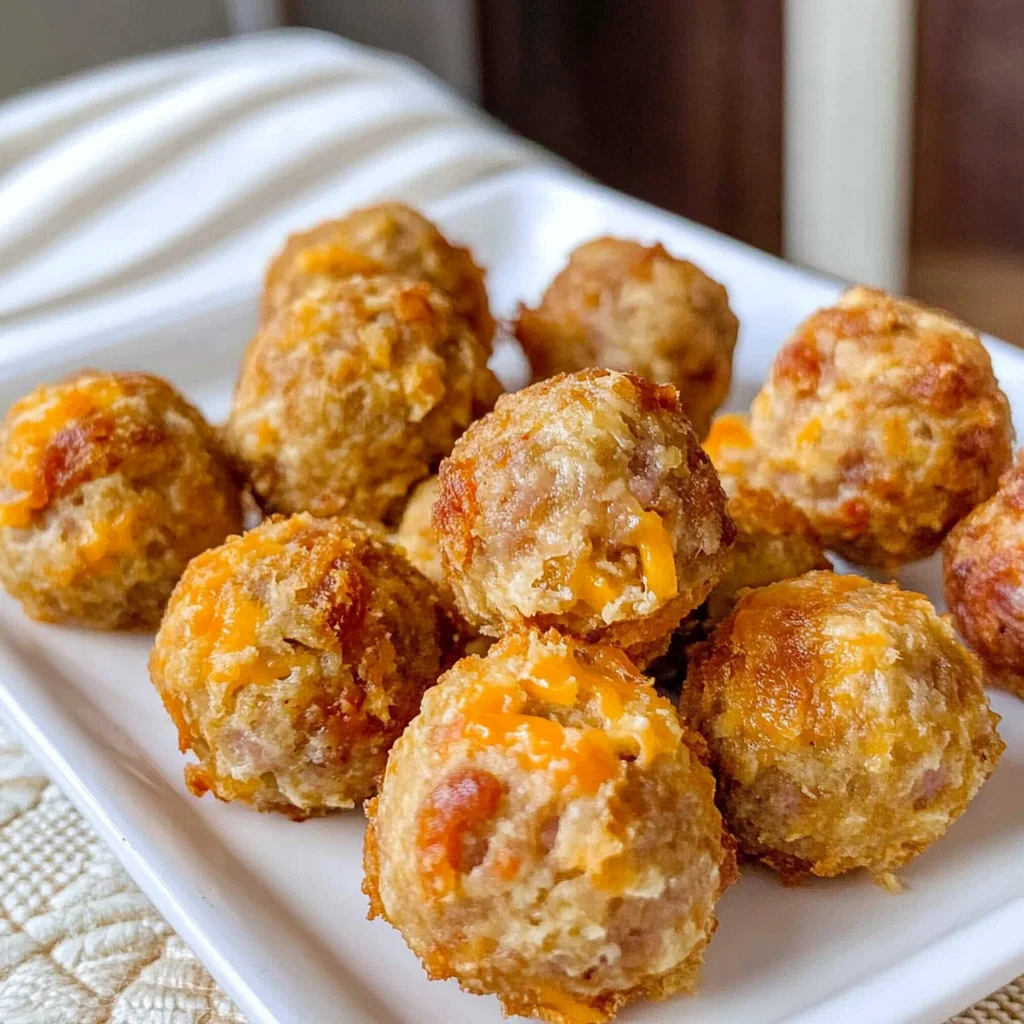 Cheddar Cheese Sausage Balls