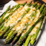 Cheesy Garlic Roasted Asparagus (Sheet Pan Recipe)