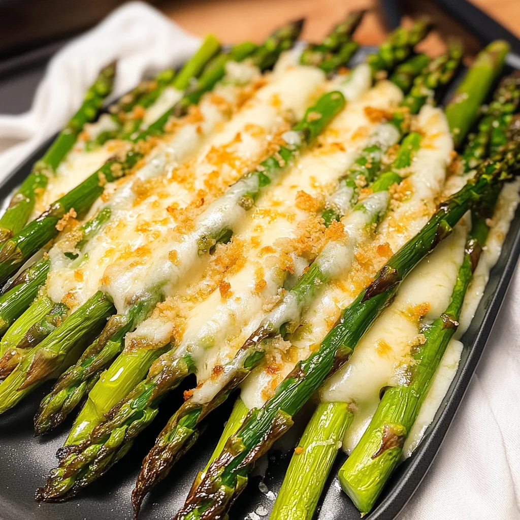 Cheesy Garlic Roasted Asparagus (Sheet Pan Recipe)