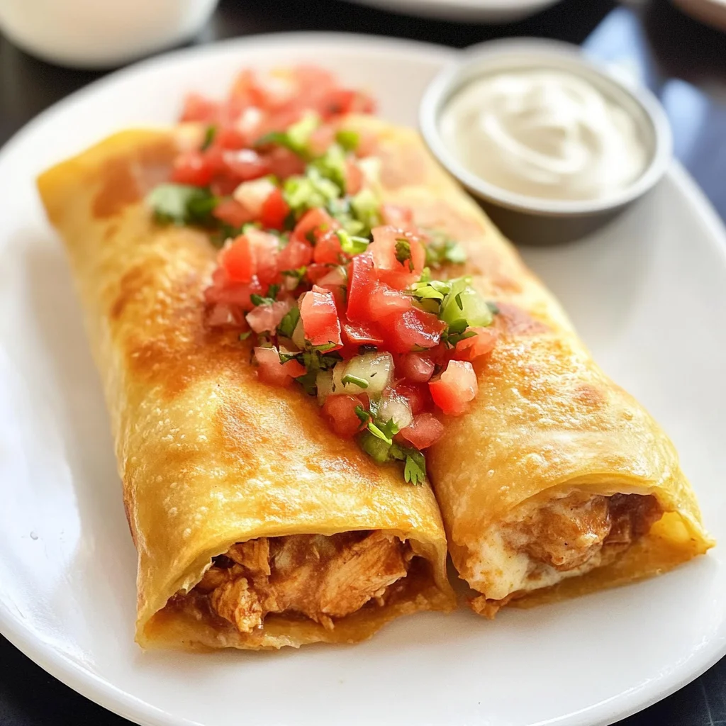 Chicken Chimichangas
