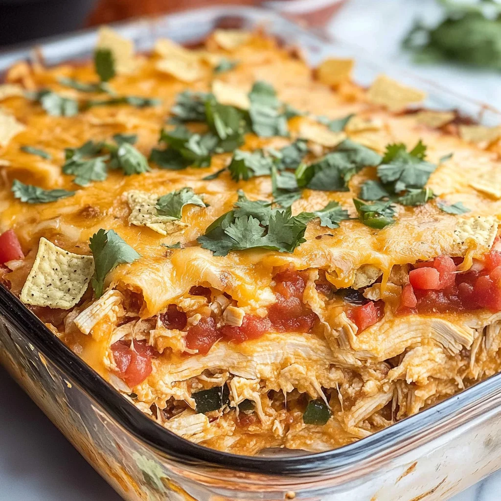 Chicken Taco Casserole