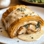 Chicken Wellington with Dijon Cream Sauce